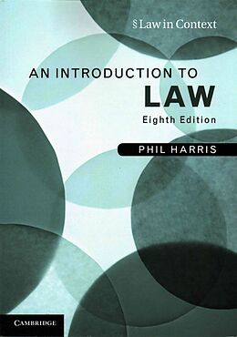 Kartonierter Einband An Introduction to Law von Phil Harris