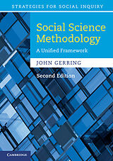 Couverture cartonnée Social Science Methodology de John Gerring