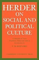 J. G. Herder on Social and Political Culture