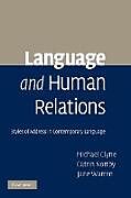Couverture cartonnée Language and Human Relations de Michael Clyne, Catrin Norrby, Jane Warren