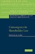 Kartonierter Einband Convergence in Shareholder Law von Mathias M. Siems