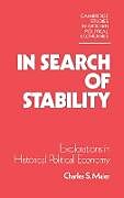 Fester Einband In Search of Stability von Charles S. Maier, Maier Charles S.