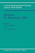 Kartonierter Einband Groups - St Andrews 1981 von C. Campbell