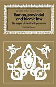 Roman, Provincial and Islamic Law