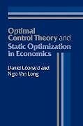 Couverture cartonnée Optimal Control Theory and Static Optimization in Economics de Daniel Leonard, Ngo V. Long, Daniel Lonard