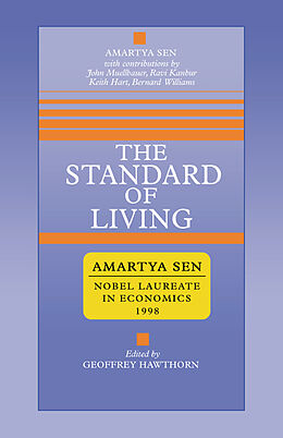 Couverture cartonnée The Standard of Living de Amartya K. Sen