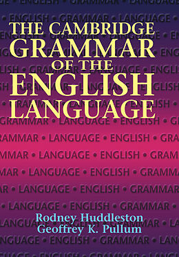 Livre Relié The Cambridge Grammar of the English Language de Rodney Huddleston, Geoffrey K Pullum