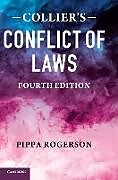 Fester Einband Collier's Conflict of Laws von Pippa Rogerson