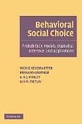 Behavioral Social Choice