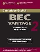 Kartonierter Einband Cambridge Business English Certificate BEC (Vantage 2): Cambridge BEC Vantage 2 von Cambridge ESOL