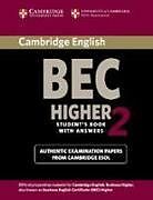 Couverture cartonnée Cambridge Business English Certificate BEC (Higher 2): Cambridge BEC Higher 2 de Cambridge ESOL