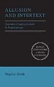 Kartonierter Einband Allusion and Intertext von Stephen Hinds