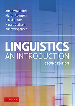 Kartonierter Einband Linguistics von Andrew (University of Essex) Radford, Martin (University of Essex) Atkinson, David (University of Essex) Britain