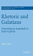 Rhetoric and Galatians