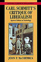 Kartonierter Einband (Kt) Carl Schmitt's Critique of Liberalism von John P. Mccormick