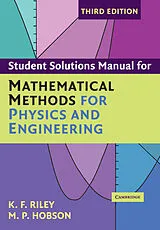 Kartonierter Einband Std Sol Math Meth Phys Engin 3rd von K. F. Riley, M. P. Hobson