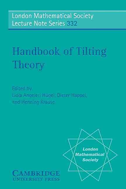 Handbook of Tilting Theory