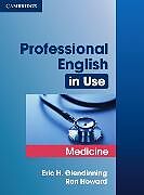 Broché Professional English in Use Medicine de Eric; Howard, Ron Glendinning
