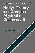 Couverture cartonnée Hodge Theory and Complex Algebraic Geometry II de Claire Voisin