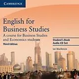 Audio CD (CD/SACD) English for Business Studies Audio CDs (2) von Mackenzie Ian