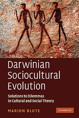 Couverture cartonnée Darwinian Sociocultural Evolution de Marion Blute