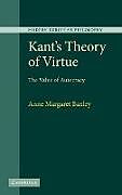 Livre Relié Kant's Theory of Virtue de Anne Margaret Baxley