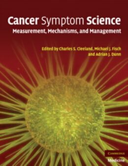 Fester Einband Cancer Symptom Science von Charles S. (University of Texas, M. D. A Cleeland