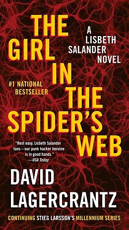 Couverture cartonnée The Girl in the Spider's Web de David Lagercrantz, George Goulding