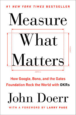 Livre Relié Measure What Matters de John Doerr, Larry Page