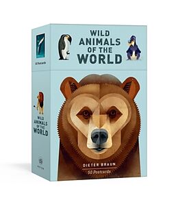 Textkarten / Symbolkarten Wild Animals of the World: 50 Postcards von Dieter Braun