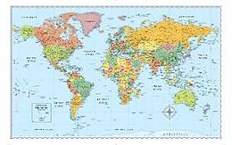 Carte (de géographie) Signature Edition World Wall Map (Folded) de Rand Mcnally