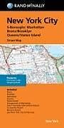 (Land)Karte Rand McNally Folded Map: New York City 5 Boroughs Street Map von Rand Mcnally