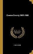 Livre Relié Greene County 1803-1908 de Annonymous
