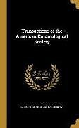 Livre Relié Transactions of the American Entomological Society de 