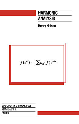Kartonierter Einband Harmonic Analysis von Henry Helson