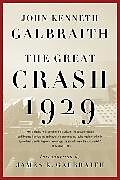 Couverture cartonnée The Great Crash 1929 de John Kenneth Galbraith