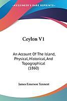 Couverture cartonnée Ceylon V1 de James Emerson Tennent