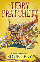 Couverture cartonnée Sourcery de Terry Pratchett