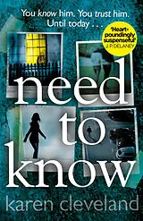 Kartonierter Einband Need to Know von Karen Cleveland