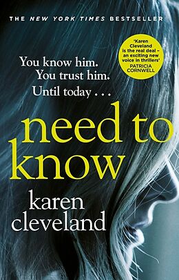Kartonierter Einband Need To Know von Karen Cleveland