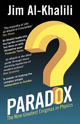 Couverture cartonnée Paradox de Jim Al-Khalili