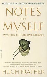 Poche format A Notes to Myself de Hugh Prather