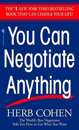Poche format A You Can Negotiate Anything von H. Cohen