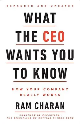 E-Book (epub) What the CEO Wants You To Know, Expanded and Updated von Ram Charan