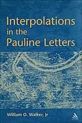 PDF Interpolations in the Pauline Letters von Jr. Walker
