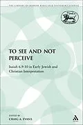 E-Book (pdf) To See and Not Perceive von Craig A. Evans