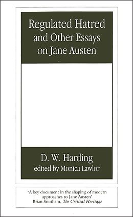 E-Book (pdf) Regulated Hatred and Other Essays on Jane Austen von D. W. Harding