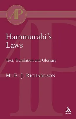 PDF Hammurabi's Laws von M. E. J. Richardson