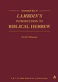 E-Book (pdf) Annotated Key to Lambdin's Introduction to Biblical Hebrew von H. G. M. Williamson