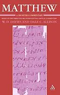 E-Book (pdf) Matthew von W. D. Davies, Jr. Allison